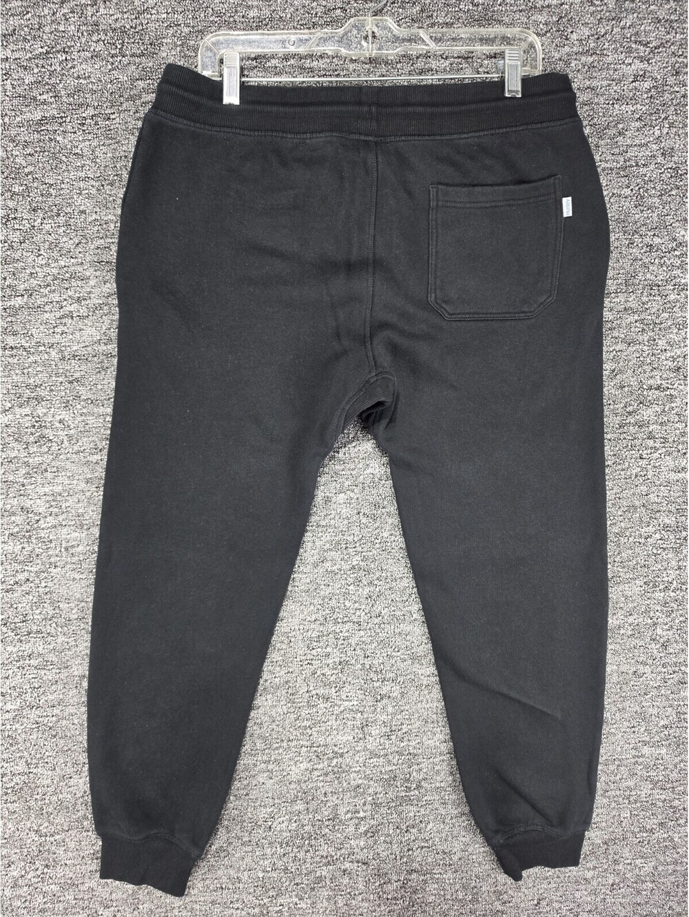 Hurley Men's Black Jogger Pants Size M Drawstring Tapered Pockets Logo - Picture 10 of 13